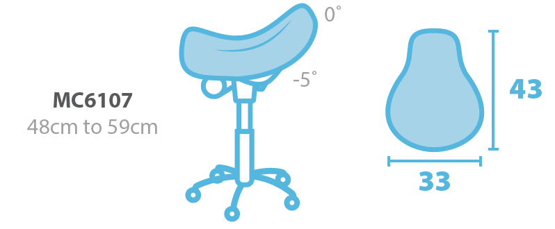 Seers Deluxe Ergonomic Saddle Stool Dimensions Seers Deluxe Ergonomic Saddle Stool Dimensions